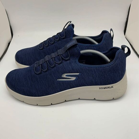 Skechers Go‎ Walk Mens Blue Loafer Slip On Shoes 216484 Size 11.5 M Air Cooled - Picture 3 of 9